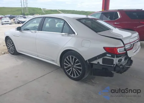 2017 Lincoln Continental Select из США, поврежденный, VIN 1LN6L9SP1H5605414